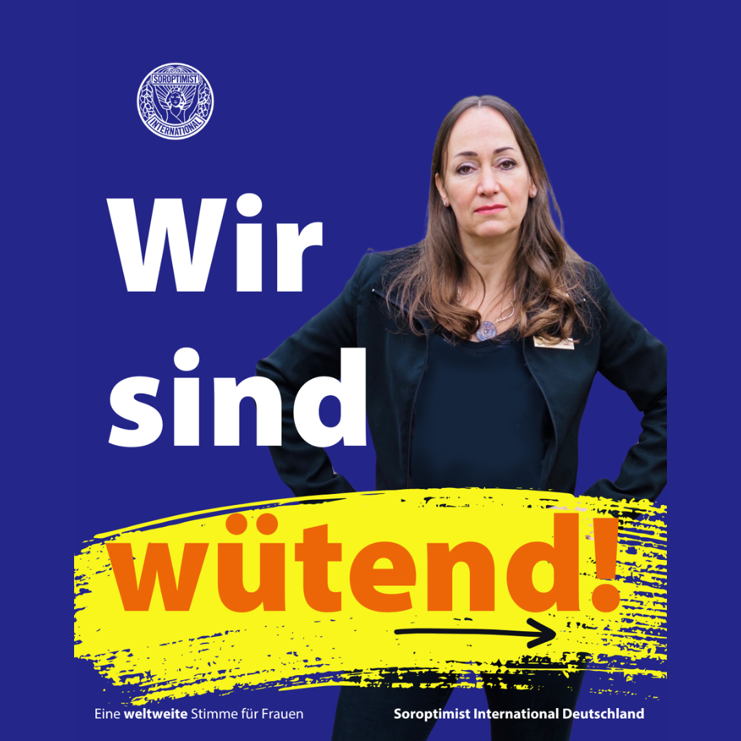 Wir sind wütend!